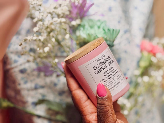 Blueberry Cereal Milk Candle, 7oz. Toxin-Free Coconut Apricot Wax – Lemon, Butter & Amber Scent – Handpoured in Small Batches