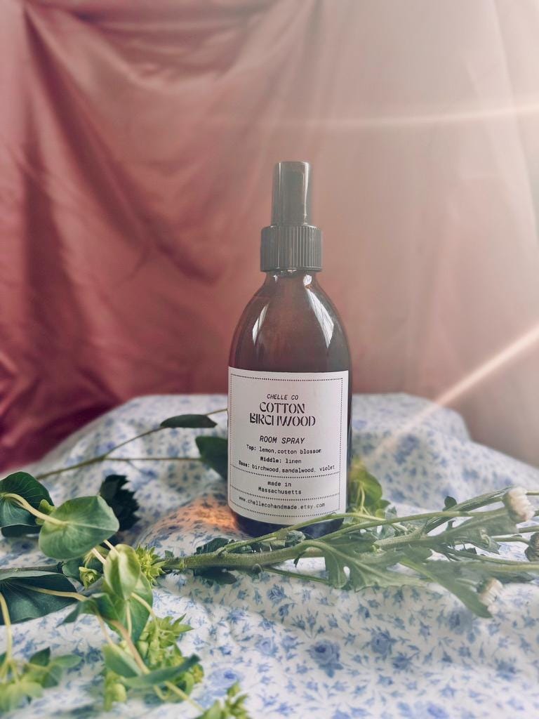 Natural Room Spray – Cotton Birchwood, Bleu de Chanel, Sandalwood Suede (59ml or 250ml)