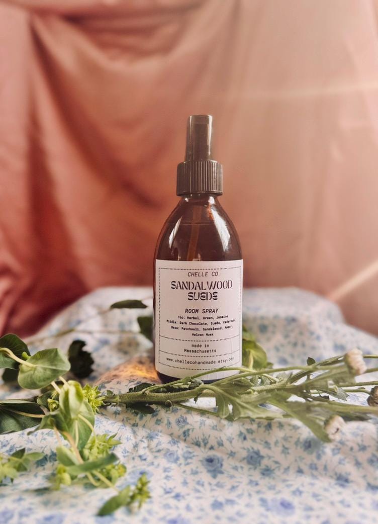 Natural Room Spray – Cotton Birchwood, Bleu de Chanel, Sandalwood Suede (59ml or 250ml)